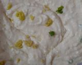 A picture of step 2 of Dahi Bhalla.