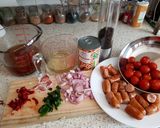 A picture of step 6 of My Chilli Sausage + Tomato Soup with Haricot beans 😘.