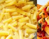 A picture of step 1 of Pasta with Vegetables.