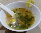 લેમન કોરીએન્ડર સુપ (Lemon Coriander Soup Recipe In Gujarati) રેસીપી સ્ટેપ2ફોટો