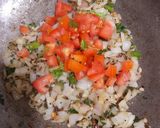 A picture of step 2 of Rava / Sooji Upma.