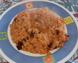 Foto del paso 6 de la receta: Arroz con calamares en salsa americana en olla GM
