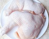 Hình bước làm 1 của món GÀ cuộn rau củ nướng