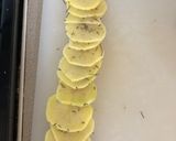 A picture of step 4 of Potato and Bacon Roses.