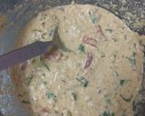 A picture of step 3 of Oats chilla.