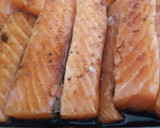 Foto del paso 1 de la receta: Salmón marinado con salsa de soja