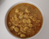 A picture of step 8 of Gatte sabji.