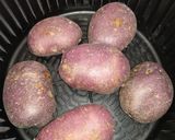 A picture of step 1 of Air Fried Baked Potato With Cheesy Baked Beans.