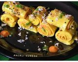 A picture of step 15 of Khandvi Rolls !!!.