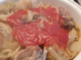Pollo con cebolla