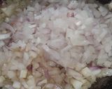 A picture of step 3 of Masala bhindi.