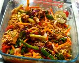 A picture of step 7 of Chicken salad with Maggi noodles.