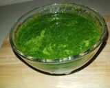 A picture of step 1 of Spinach & Potato Rice in Instant Pot.