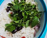 Foto langkah ke 8 dari resep 167》Nasi Bakar Ayam Kemangi & Tips.