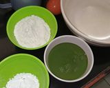 Foto langkah ke 4 dari resep Kue Talam Ketan Matcha Srikaya.