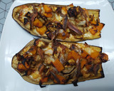 Foto del paso 4 de la receta: Berenjenas rellenas con calabaza asada y anchoas                                 