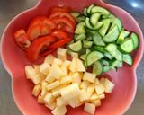 Hình bước làm 1 của món Salad sốt mè rang