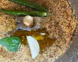 A picture of step 2 of Kasundi o Posto Bora (Bengal Mustard with Poppy Seed Fritters).