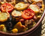 A picture of step 5 of Baked Rice with Asturian Chorizo and Ontinyent Sausages.