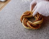 A picture of step 12 of The Sweet Smell of Cinnamon Rolls (Cinnamon Swirl Bread).