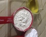 A picture of step 1 of Nankhatai.