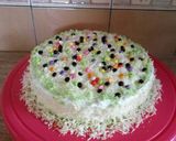 Foto langkah ke 5 dari resep Pandan cake with buttercream.