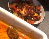 A picture of step 8 of Mediterranean roast chicken and vegetables with cous cous!.