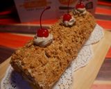 Foto langkah ke 7 dari resep Nougat Mocca Roll Cake (Bolu gulung nougat mocca).