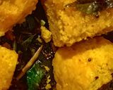 A picture of step 10 of Instant Khaman Dhokla.