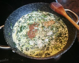 Foto del paso 4 de la receta: Puré de espinaca con huevo frito