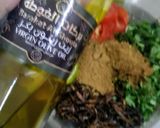 A picture of step 9 of Green masala biryani....