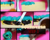 Foto langkah ke 4 dari resep Rose Apple Roll Tanpa Oven.