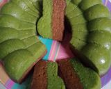 Foto langkah ke 4 dari resep Bolu ciu pandan mocca (Aci dan cau/ pisang).