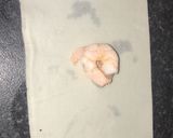 A picture of step 1 of Prawn and chicken wontons.