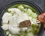 A picture of step 2 of Cucumber Raita.
