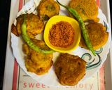 A picture of step 7 of Batata Vada.