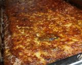 A picture of step 6 of Tortilla con jamon (Spanish omelette).
