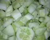 A picture of step 1 of Cucumber Lemonade.