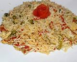 A picture of step 6 of Egg fried rice.