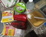 Foto del paso 1 de la receta: Dip de pimentón y tocineta