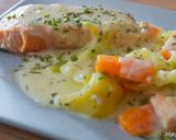 Une image de l'étape 7 de Waterzoï de saumon à l'estragon au Cook Expert.