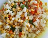 Foto del paso 6 de la receta Ensalada de couscous con aliño de Tahin