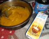 A picture of step 1 of Mango icecream burfi.