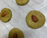 รูปขั้นตอนการทำที่ 3 ของ Soft matcha green tea cookies.(keto)🍵🍪คุกกี้ชาเขียววว~