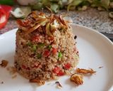 Foto del paso 7 de la receta Cuenco de Quinoa con Pulpo, Hortalizas y Alcachofa
