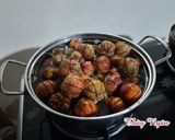 Hình bước làm 3 của món Ô mai (xí muội) mận Hà Nội