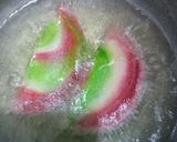 A picture of step 11 of Colourful spiral Gujiyas.