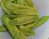 Foto del paso 1 de la receta: Ensalada de tirabeques con atún y vinagreta de yogurt