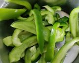 A picture of step 1 of Capsicum Tomato Dry Curry with Mustard Paste.