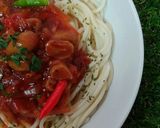 Foto langkah ke 4 dari resep Spaghetti Bolognese Extra Pedaaas.